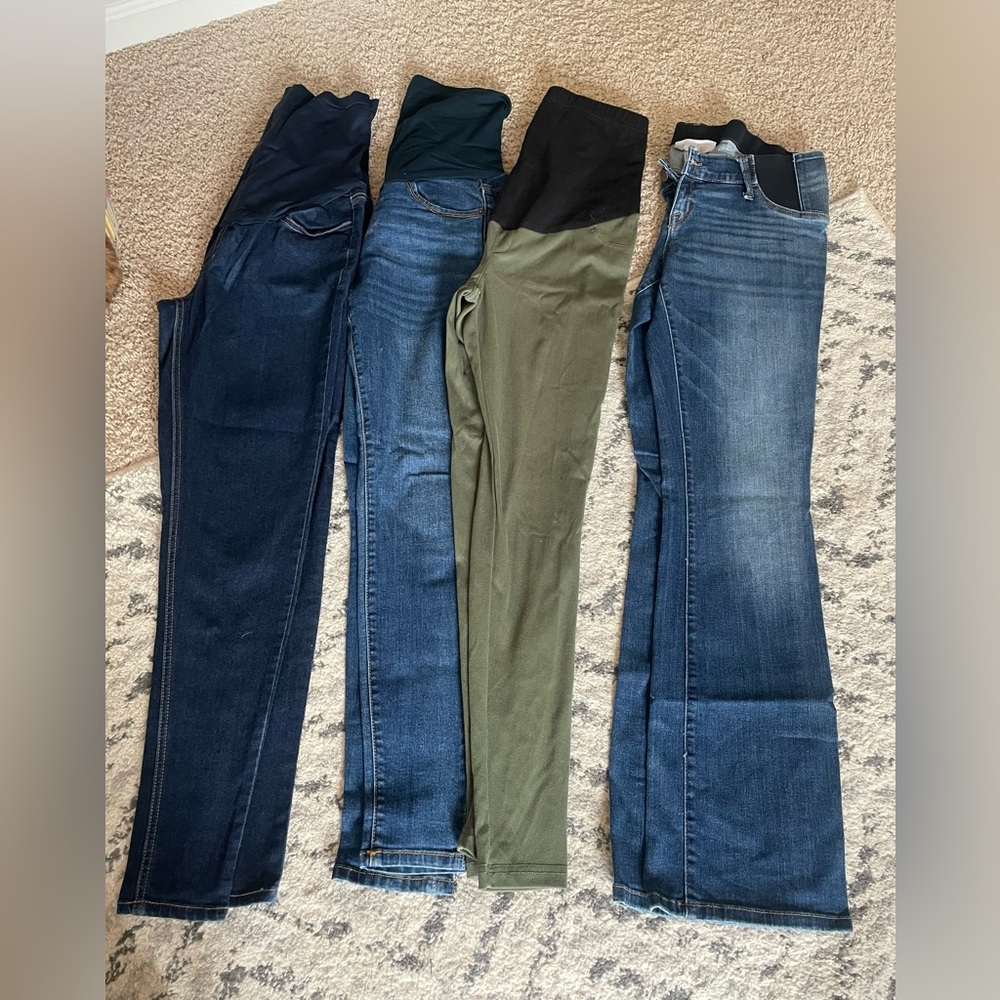 Maternity Jean &legging lot